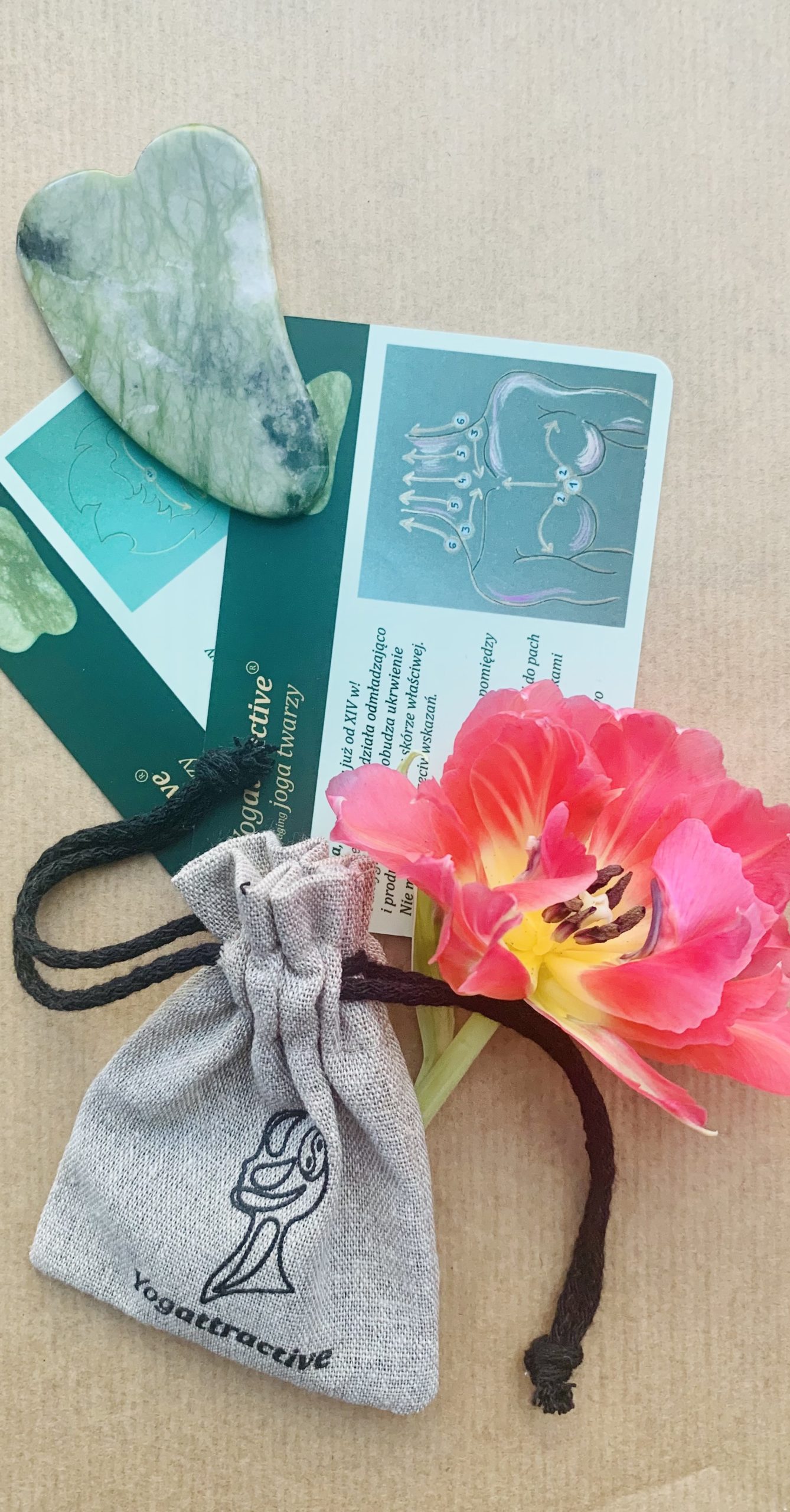 GUA SHA JADEITOWE YOGATTRACTIVE Z INSTRUKCJĄ - obrazek 2